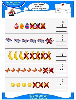 Çocuklar İçin toplam işlemi yaprak testleri 